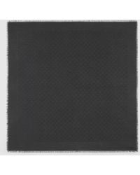 Gucci - Silk-Cotton Gg Jacquard Shawl - Lyst