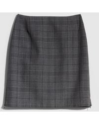 Gucci - Checked Fine Wool Mini Skirt, Size 42 It, Ready-To-Wear - Lyst