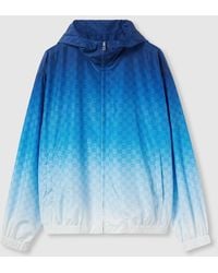 Gucci - Jacke Aus Technischem Popeline Mit Print Und Rv, Grösse - Lyst