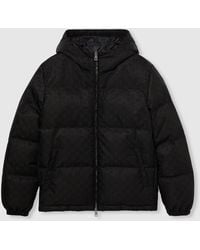 Gucci - Gg Nylon Canvas Down Jacket - Lyst