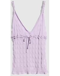 Gucci - Braided Cotton Blend Top, Size Xxl, Ready-To-Wear - Lyst