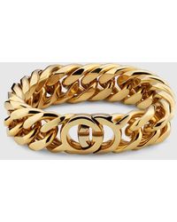 Gucci - Interlocking Chain Bracelet - Lyst