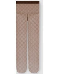 Gucci - Printed Stretch Nylon Tights - Lyst