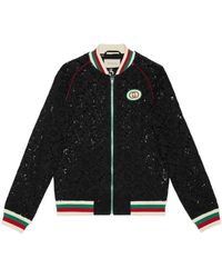 gucci flower velvet bomber jacket