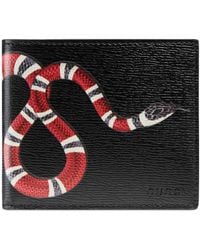 Gucci Black Snake GG Wallet