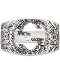 Gucci Interlocking G Ring - Metallic