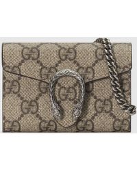 Gucci Dionysus GG Portemonnaie - Natur