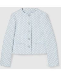 Gucci - Ggコットンブークレ ジャケット, ホワイト, ウェア - Lyst