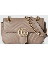 Gucci - Borsa A Spalla Gg Marmont Misura Piccola - Lyst