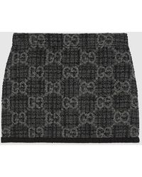 Gucci - Gg Tweed Skirt - Lyst