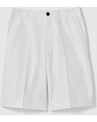 Gucci - Cotton Poplin Trousers With Web - Lyst