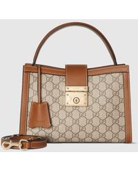 Gucci - Padlock Medium Top Handle Bag - Lyst