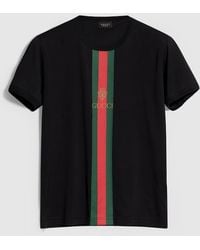 Gucci - Cotton Jersey T-Shirt With Print - Lyst