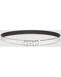 Gucci - Thin Belt With Horsebit Buckle, Size 100 - Lyst