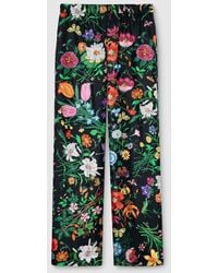 Gucci - Silk Pants - Lyst