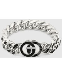 Gucci - Bracciale A Catena Interlocking, Taglia - Lyst