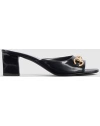 Gucci - Signora Slide Sandal, Leather - Lyst