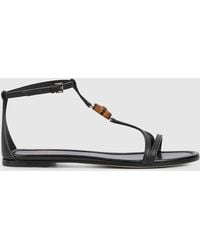 *GUCCI*グッチ バンブー ディテール付き サンダル Gucci Pre-Owned 2024 バンブー 100mm サンダル | ブルー