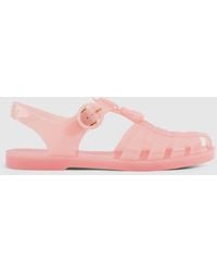 Gucci - Sandal With Double G - Lyst