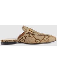 Gucci - Mules Princetown Motif GG Jumbo Pour - Lyst