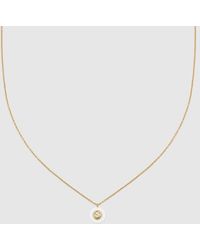 Gucci - Interlocking 18K Pendant Necklace - Lyst
