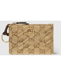 Gucci - Gg Marmont Zip Key Pouch - Lyst