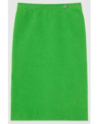 Gucci - Viscose Skirt With Crystal G - Lyst