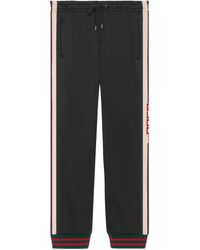 Gucci Technical Jersey Pants - Black