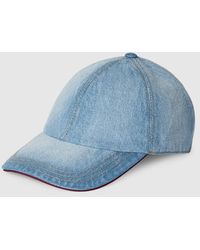 Gucci - Gorra De Béisbol De Denim Con Doble G, Talla - Lyst