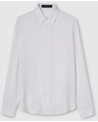 Gucci - Gg Silk Jacquard Shirt, Size 15 - Lyst