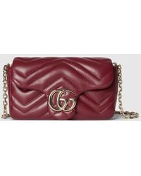 Gucci - Minibolso De Hombro Gg Marmont - Lyst