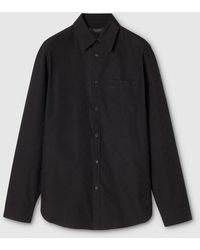 Gucci - Gg Cotton Poplin Shirt, Size 14 - Lyst