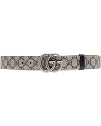 Gucci gg Marmont Reversible Belt - Blue