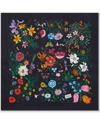 Gucci - Printed Cotton Silk Pocket Square, Fabric - Lyst