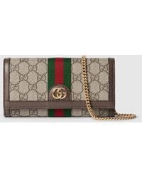 Gucci - Ophidia Brieftasche Mit Kettenriemen - Lyst