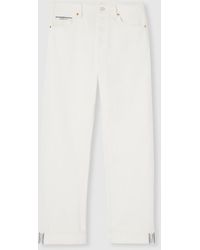 Gucci - Pantalón De Denim De Algodón Con Selvedge, Talla - Lyst