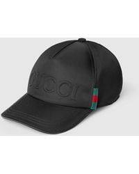 Gucci - Nylon Baseball Hat With Logo - Lyst