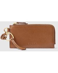 Gucci - Card Case With Double G Charm - Lyst