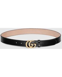 Gucci - Flat Marmont Belt, Size 100 - Lyst