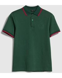 Gucci - Cotton Piquet Polo Shirt With Embroidery - Lyst