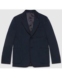 Gucci - Textured Gg Jersey Jacket - Lyst