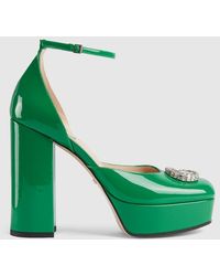 Gucci - Platform Pump With Double G - Lyst