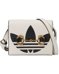 Gucci Adidas X Card Case With Horsebit - White