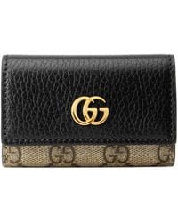 linea gg supreme canvas key case pouch