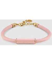 Gucci - Bracciale Con Logo Smaltato, Taglia - Lyst