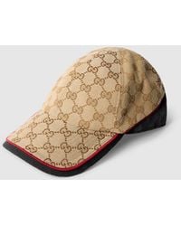 Gucci - Gg Cotton Canvas Baseball Hat, Size M, Fabric - Lyst
