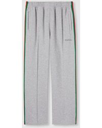Gucci - Cotton Piquet Double Sportswear Pant - Lyst