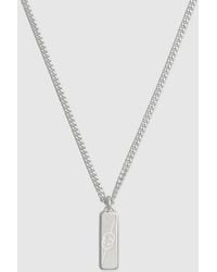 Gucci - Diagonal Interlocking G Necklace - Lyst