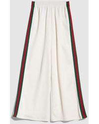 Gucci - Rib Cotton Jersey Leisure Pants With Web, Size Xs, Ready-To-Wear - Lyst