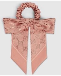 Gucci - Chouchou En Jacquard De Soie Gg - Lyst